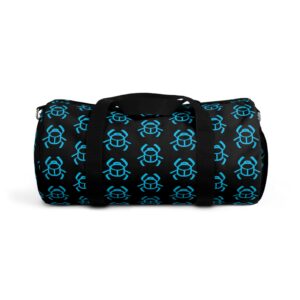 Turquoise Scarab Duffel Bag