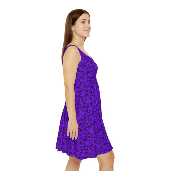 Royal Purple Skater Dress - Image 4