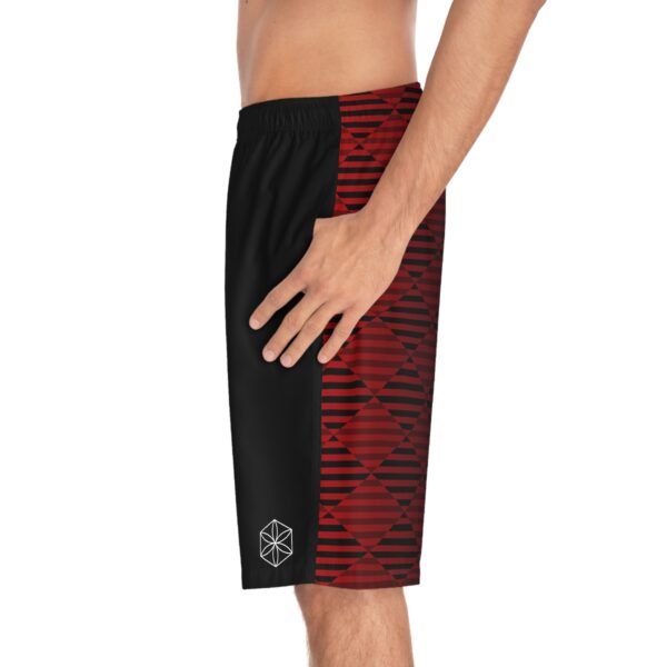 Black and Red Board Shorts - Image 3