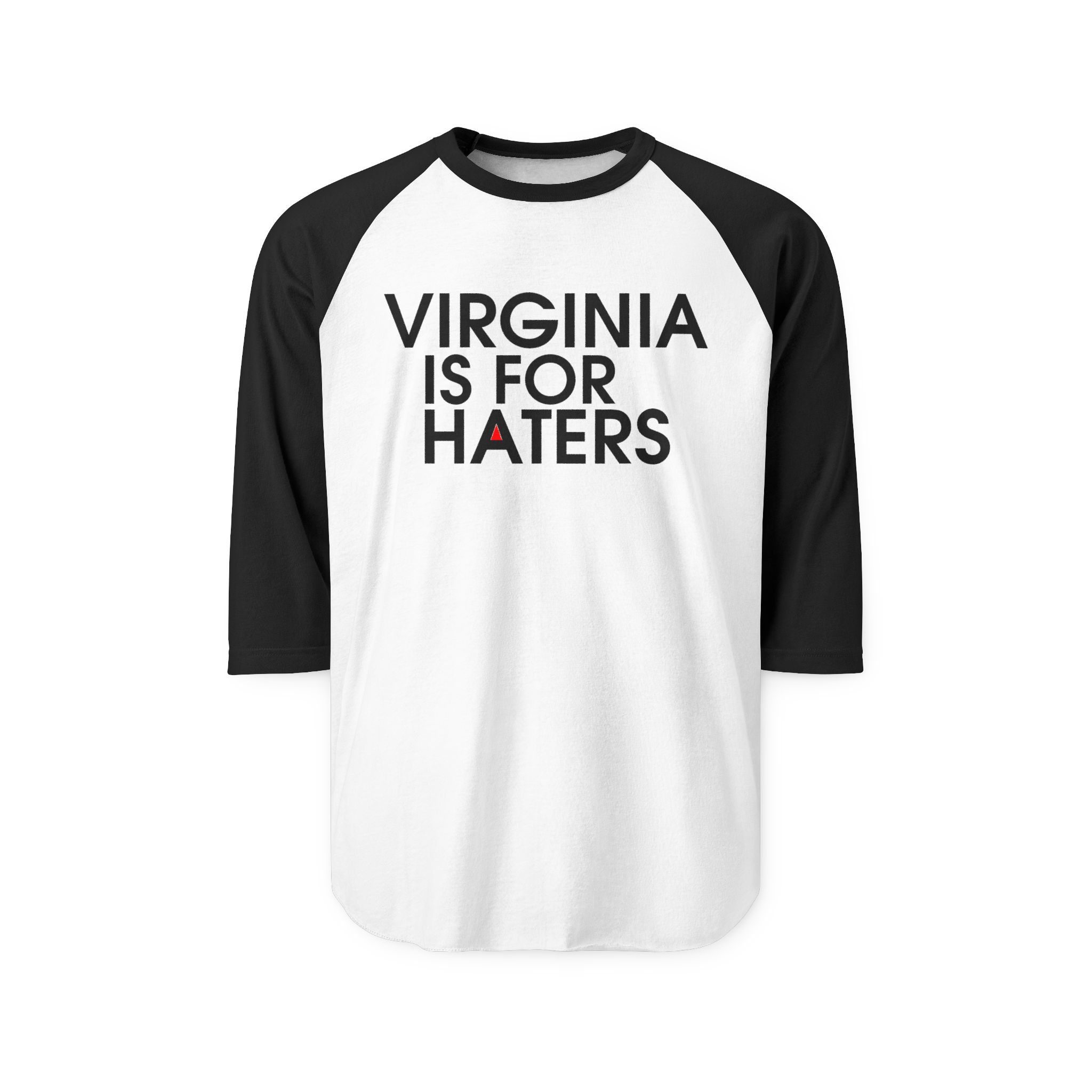 Virginia Three-Quarter Sleeve Raglan Tee