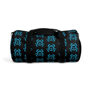 Turquoise Scarab Duffel Bag