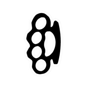 Brass Knuckles Vinyl Decal