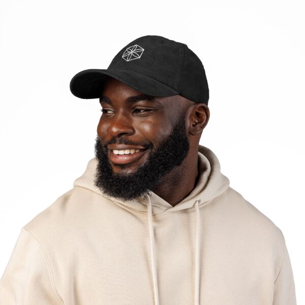 Embroidered Corduroy Hat - Image 3