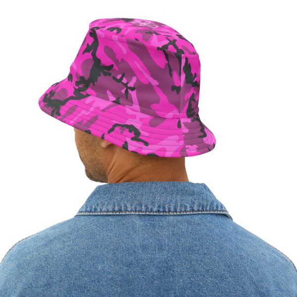 Pink Camo Bucket Hat - Image 2