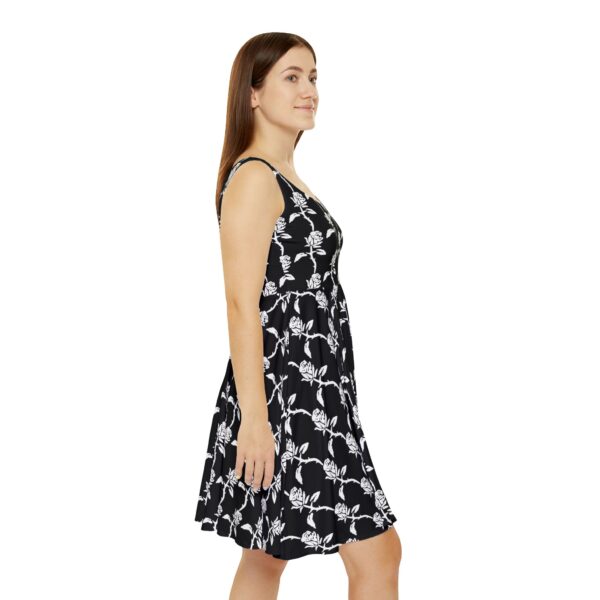 White Rose Skater Dress - Image 2