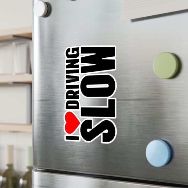 I Heart Driving Slow Vinyl Decal - Image 3