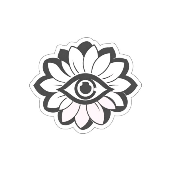 Eye in Flower Die-Cut Sticker