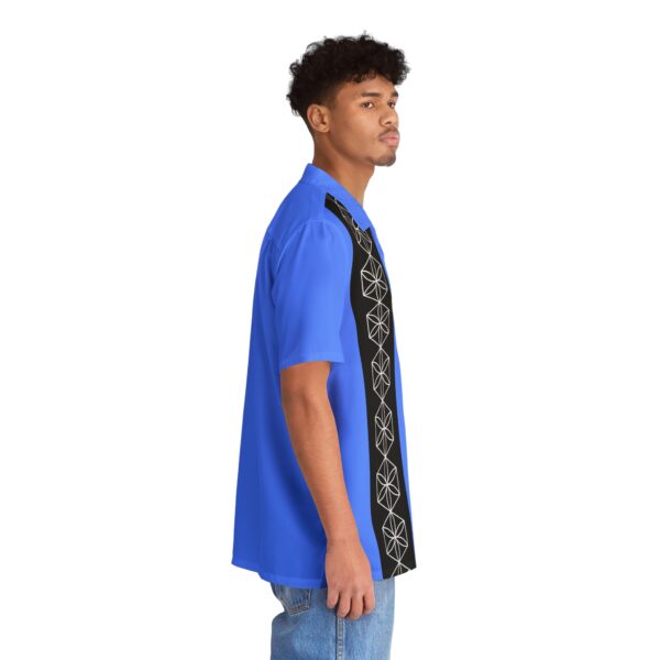 Slick Blue Dress Shirt - Image 3