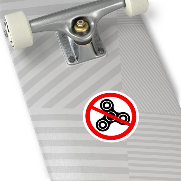 No Spinners Sticker - Image 2