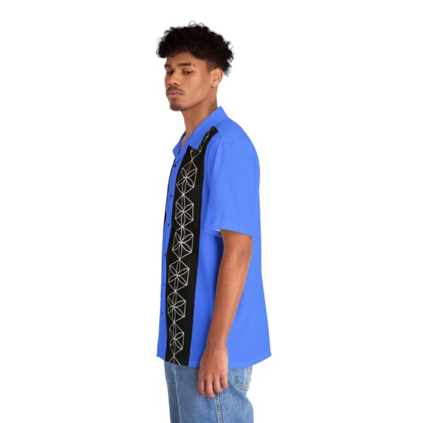 Slick Blue Dress Shirt - Image 4