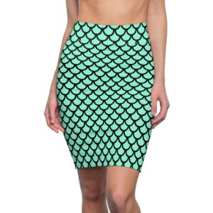 Scaled Pencil Skirt