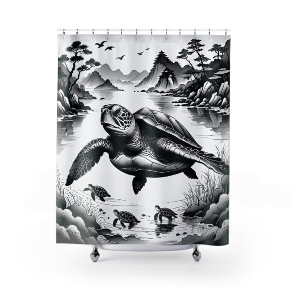 Sea Turtle Shower Curtain
