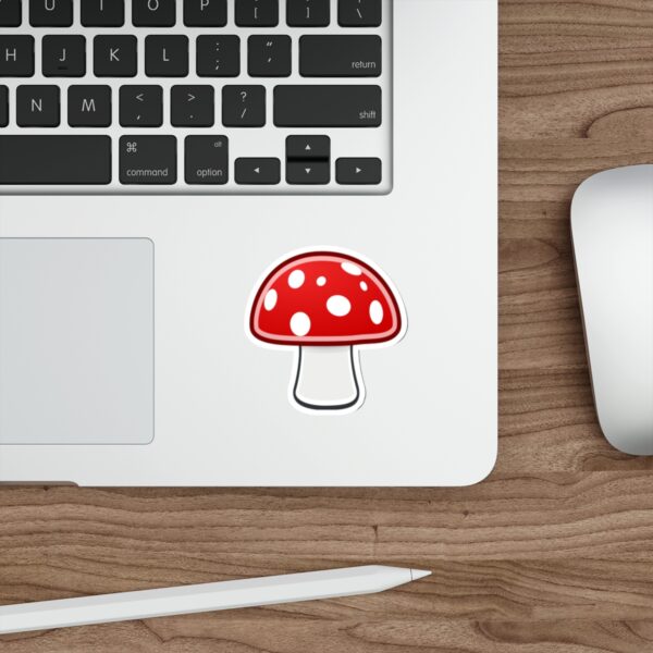 Red Mushroom Sticker - Image 2