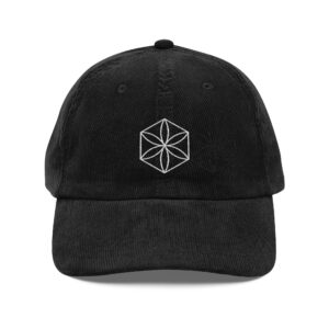 Embroidered Corduroy Hat
