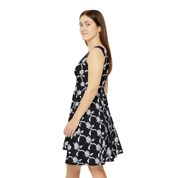 White Rose Skater Dress - Image 4
