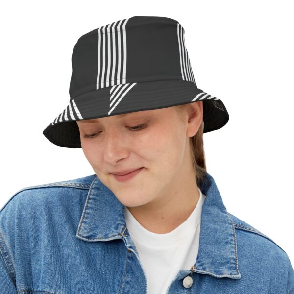 White Line Bucket Hat - Image 4