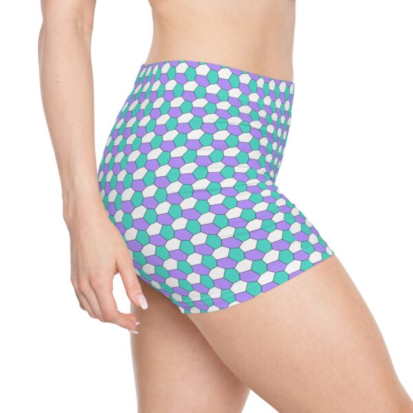 Lady's Tri-Color Shorts - Image 3