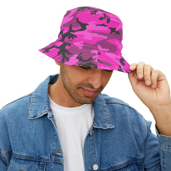 Pink Camo Bucket Hat