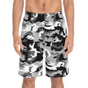 Greyscale Camo Board Shorts