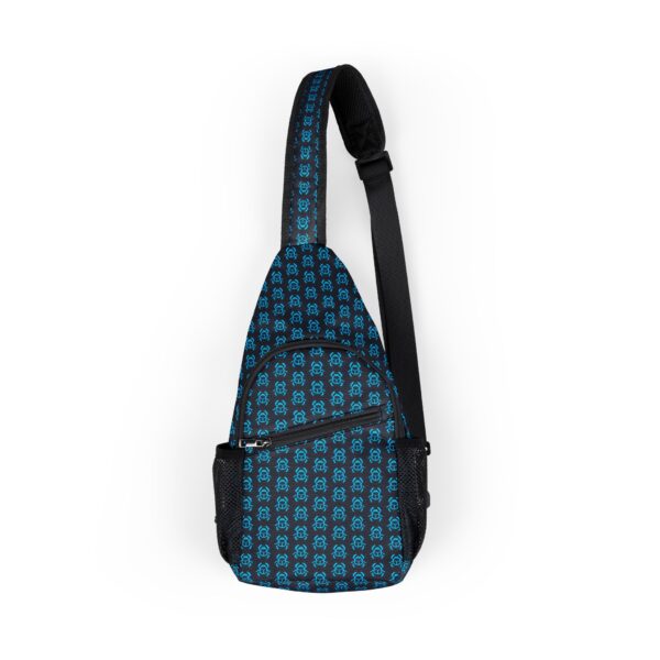 Turquoise Scarab Chest Bag