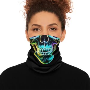 Neon Skull Neck Gaiter