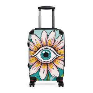 Eye in Flower Suitcase