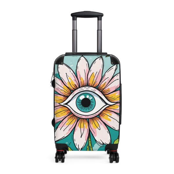 Eye in Flower Suitcase