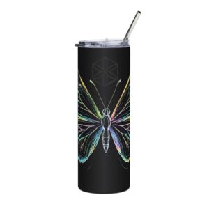Butterfly Skinny Tumbler