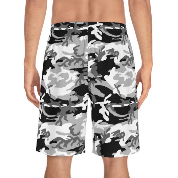 Greyscale Camo Board Shorts - Image 2