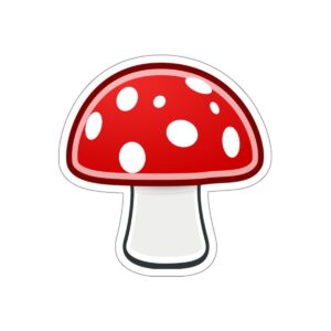 Red Mushroom Sticker