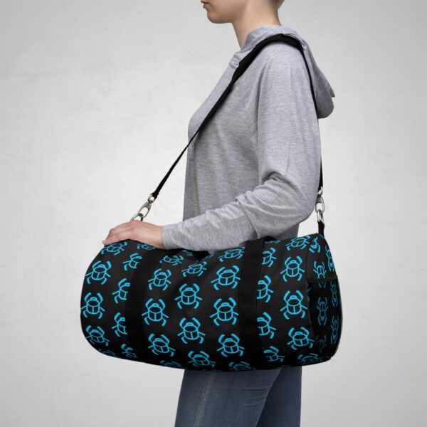 Turquoise Scarab Duffel Bag - Image 5
