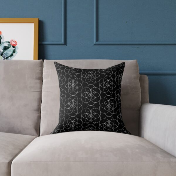 7 Circles Square Pillow 0 - Image 2
