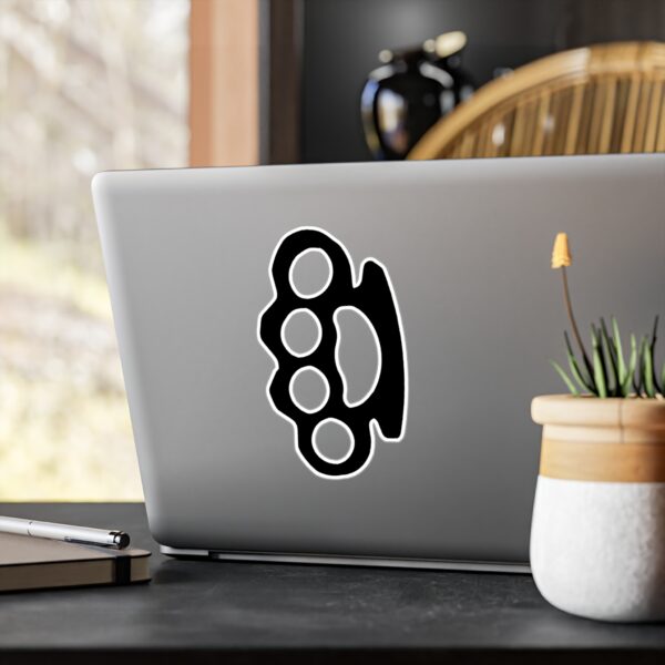 Brass Knuckles Vinyl Decal - Image 8