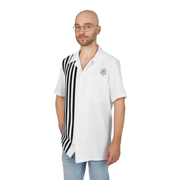 Striped Hawaiian Button-Down