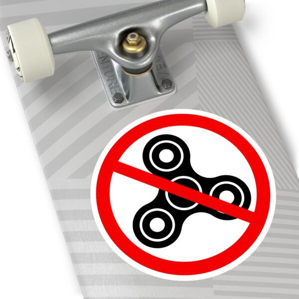 No Spinners Sticker - Image 4